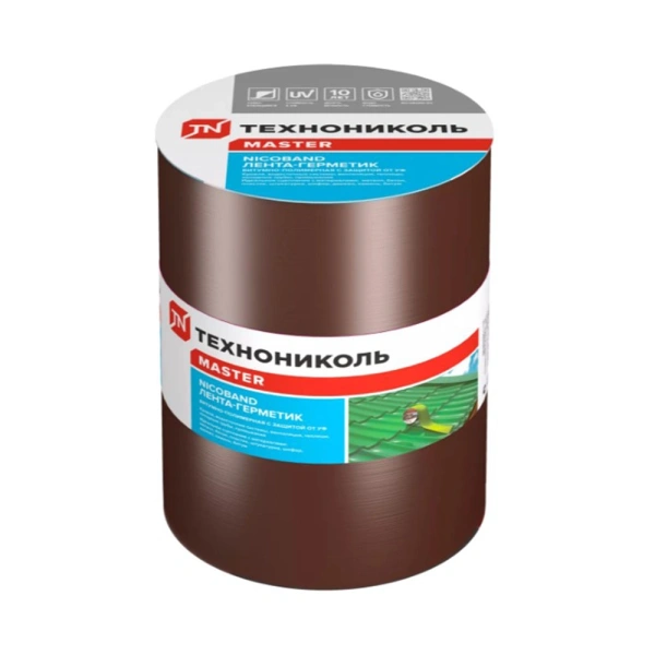 Картинка Лента-герметик ТЕХНОНИКОЛЬ NICOBAND 20 см 10 м Коричневая