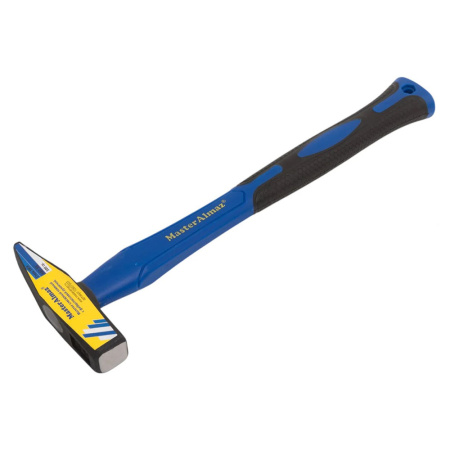 Картинка Молоток слесарный 300 г с фиберглассовой рукояткой МастерАлмаз