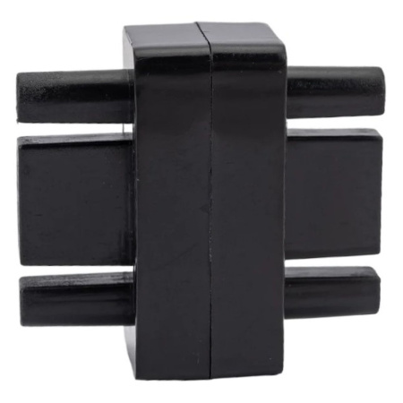 Картинка Коннектор шинопровода прямой SC-B-TL Черный TOP-LINE IN HOME