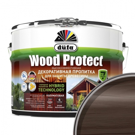 Пропитка декоративная для дерева Dufa Wood Protect Палисандр 10 л