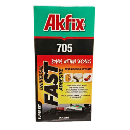 Картинка Клей двухкомпонентный Akfix 705 100 мг+25 г