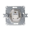 Картинка Розетка компьютерная RJ45 в рамку Алюминий Systeme Electric ATLASDESIGN