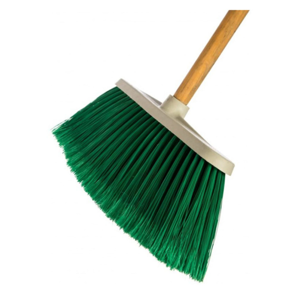 Картинка Щетка уличная 255х165х55 мм с деревянным черенком Truper