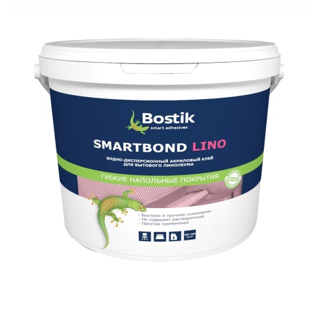 Клей для напольных покрытий Bostik Smartbond Lino 12 кг