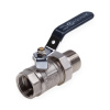 Кран шаровой со сгоном ВН 3/4 U ручка никелированный AQUALINK
