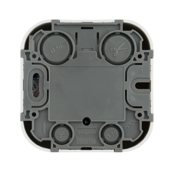 Картинка Розетка компьютерная RJ45 категория 5е UTP Белая Legrand Quteo