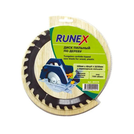 Диск пильный 300 мм 48 зубьев 32/30 мм RUNEX
