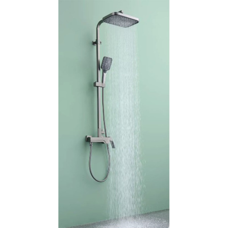 Изображение Душевая система для ванны Графит RAGLO 9R02.24.09 Картинка Душевая система для ванны Графит RAGLO 9R02.24.09