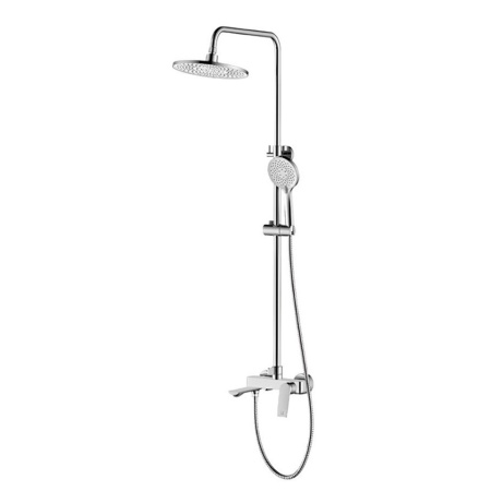 Душевая система тропический душ латунь Adara Chrome VALFEX VF.24816