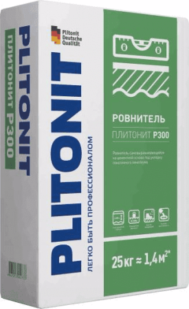 Плитонит Р300 25 кг финишный промышленый наливной пол