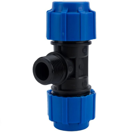 Картинка Тройник переходной ПНД наружная резьба 32х1"х32 ТПК-АКВА Политэк