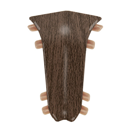 Внутренний угол для плинтуса К55 Комфорт Орех миланский