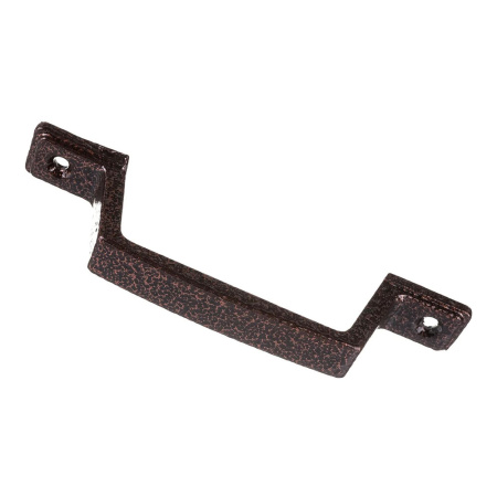 Картинка Ручка скоба 60 мм Медь молотковая антик