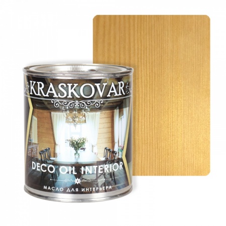 Масло для интерьера Kraskovar Deco Oil Interior 0,75 л Золотой