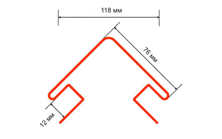 Картинка Угол наружный 75 ТЕХНОНИКОЛЬ Жасмин 3 м