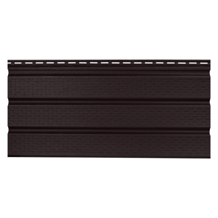 Софит полностью перфорированный ProfBuild 3000х305 мм Коричневый