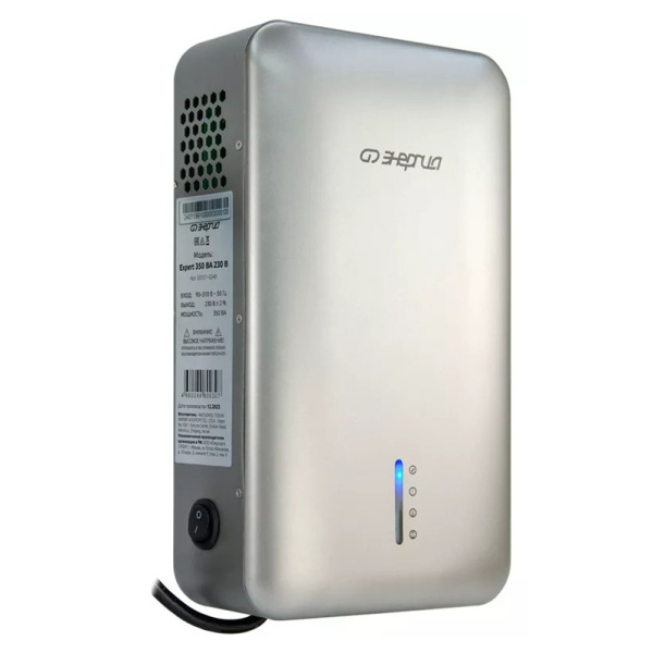 Картинка Стабилизатор инверторный 220В 0,35 кВА навесной ± 2% Энергия Expert 350