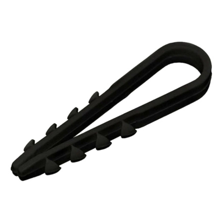Картинка Дюбель-хомут ДХ 19-25 мм Черный Fortisflex