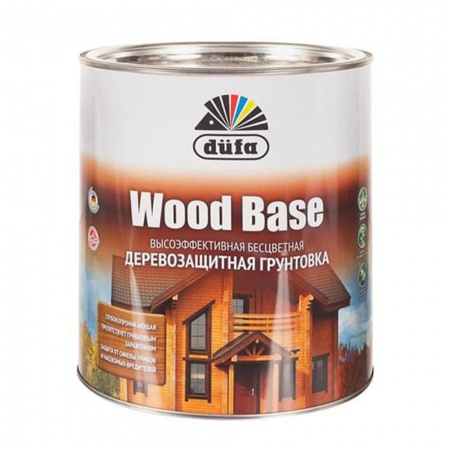 Грунт для дерева Dufa Wood Base c биоцидом бесцветная 1 л