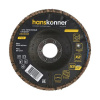 Круг лепестковый 125 мм зерно 120 Hanskonner H9010-01-125x22-120ZTC