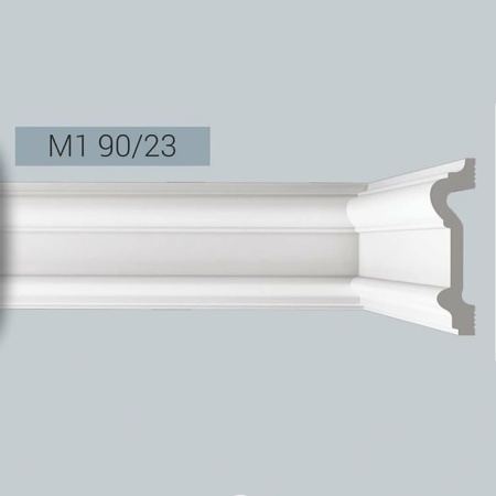 Плинтус молдинг Де-Багет XPS M1 90/23 длина 2 м