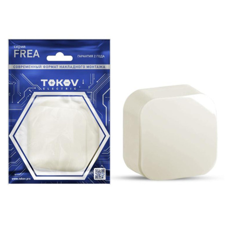 Изображение Выключатель 1 клавиша ОП Frea 10А IP20 250В АБС-пластик Бежевый TOKOV ELECTRIC Картинка Выключатель 1 клавиша ОП Frea 10А IP20 250В АБС-пластик Бежевый TOKOV ELECTRIC