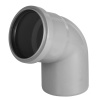Отвод для внутренней канализации Ø 75х67° Серый Политэк