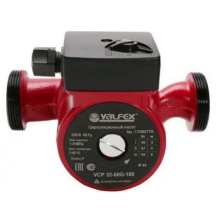 Циркуляционный насос VCP 32-80G 180 мм с гайками VALFEX RS32/8G-180