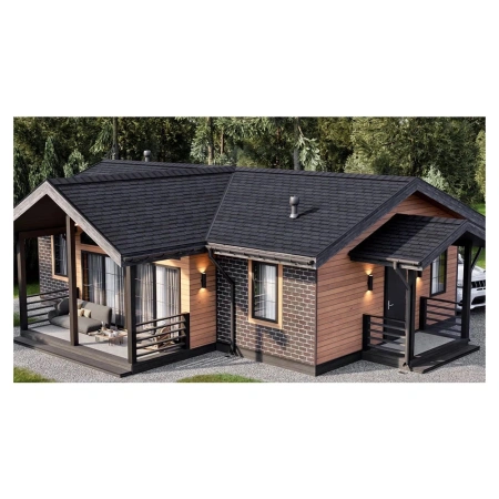 Картинка Гибкая черепица Ультра коллекция Фристайл цвет Фьорд 3 м² в упаковке