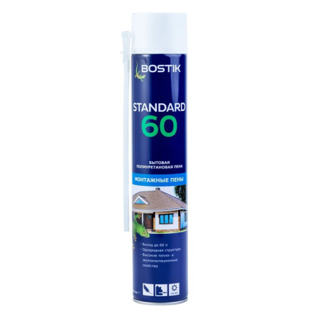 Пена бытовая с трубкой 750 мл Bostik Standard 60