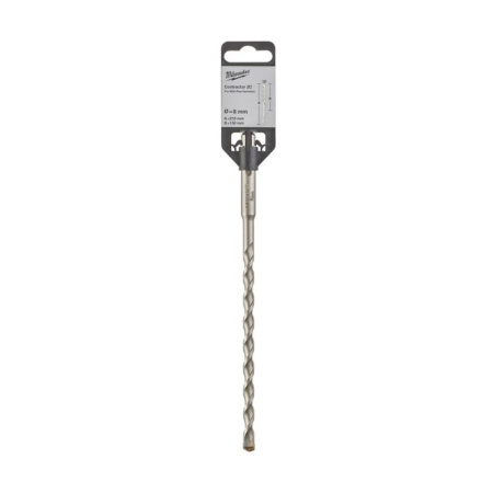 Картинка Бур 8x210 мм SDS-plus 2 грани CONTRACTOR Milwaukee