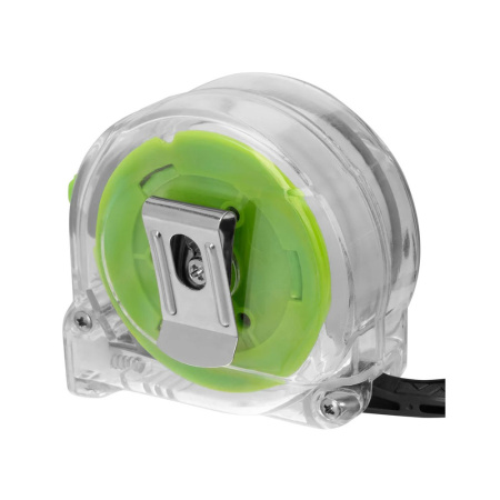 Картинка Рулетка 3 м 16 мм прозрачный корпус Сибртех Кварц