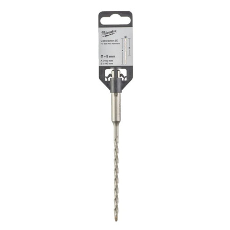 Картинка Бур 5х160 мм SDS-plus 2 грани CONTRACTOR Milwaukee