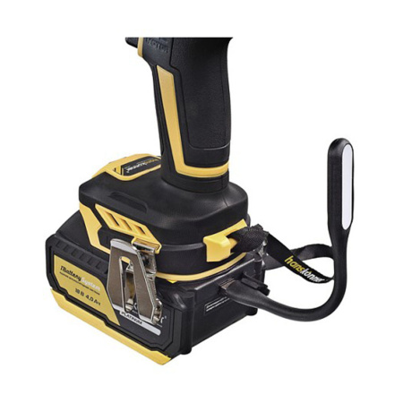 Картинка Дрель аккумуляторная ударная 18В 165Нм 2Ач+4Ач кейс HCD18165BLI Hanskonner PLATINUM