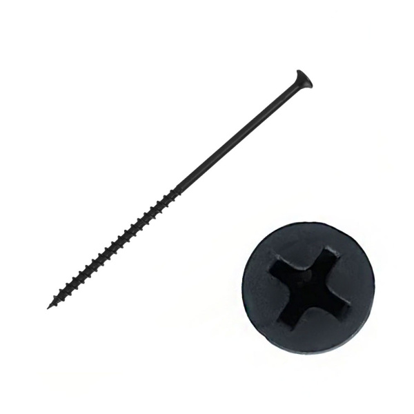 Картинка Саморез 4.8х127 мм Крупный шаг оксид