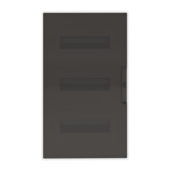 Картинка Корпус пластиковый встраиваемый FRAME ЩРВ-П-36 IP41 тонированная дверь F36B1WD DKC