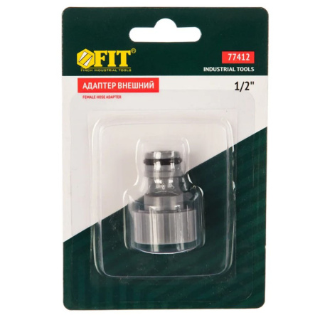 Картинка Адаптер внешний пластиковый 1/2 FIT