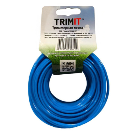 Картинка Леска триммера 2,4 Звезда 25 м TRIMIT