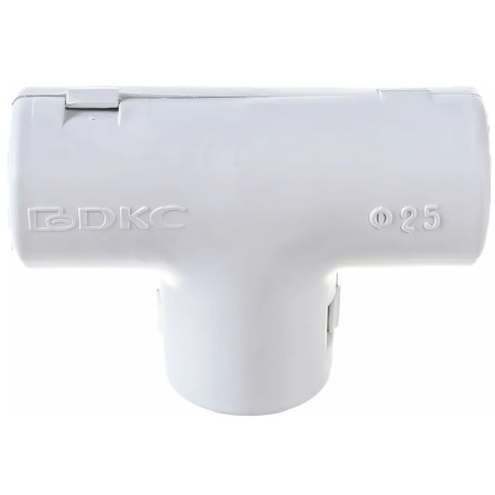 Картинка Тройник открывающийся Т-образный Ø 25 мм 90° для труб ПВХ IP40 DKC