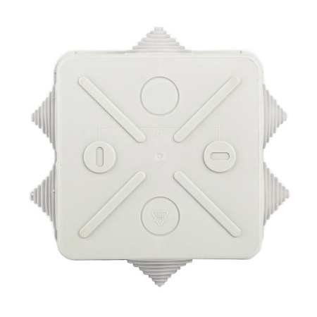 Картинка Коробка уравнивания потенциалов KUPR 100х100х50 мм шина 6х9 8 групп IP55 Б0051417 ЭРА