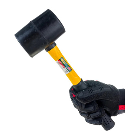 Картинка Киянка резиновая фиберглассовая рукоятка 680 гр FIT