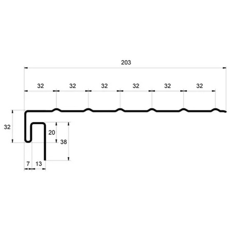 Картинка J-Фаска Grand Line 3 м Серый графит