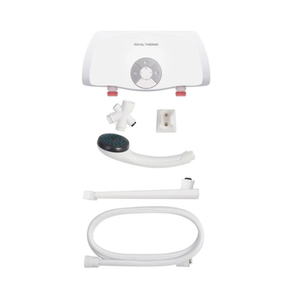 Картинка Водонагреватель проточный 3,5 kW кран+душ Royal Thermo SmartFix TS