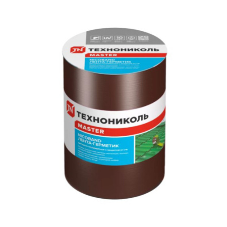 Картинка Лента-герметик ТЕХНОНИКОЛЬ NICOBAND Коричневая 3 метра 