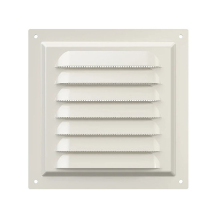 Картинка Решетка вентиляционная 1515МЭ сетка 150х150 мм Слоновая кость ERA Ivory