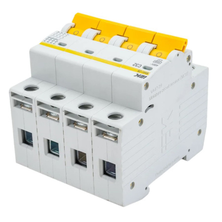 Картинка Выключатель автоматический 4п 32А С ВА47-29 4.5кА IEK