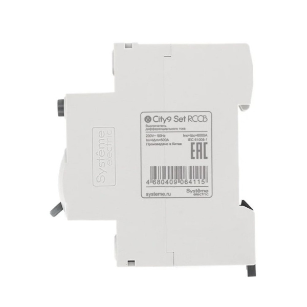 Картинка Выключатель дифференциального тока 40А 2P 30мА тип-A 230В City9 Set C9R68240 Systeme Electric УЗО