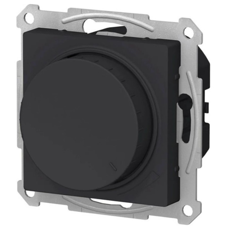 Светорегулятор в рамку 400Вт диммер Карбон ATN001023 Systeme Electric ATLASDESIGN