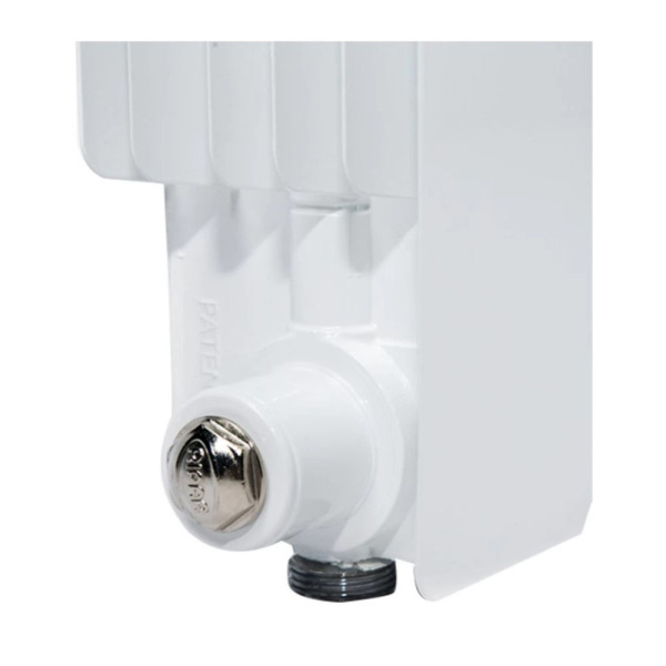 Картинка Радиатор биметаллический 500х100 10 секций нижнее правое подключение MONOLIT VENTIL RIFAR