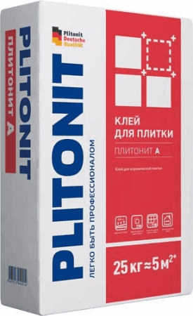 Плитонит А 25 кг плиточный клей